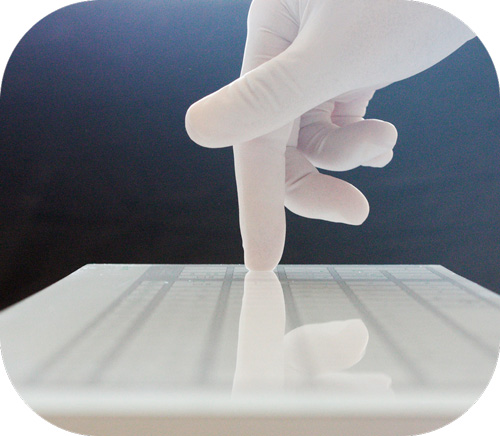Clavier TACTYS en environnement médical